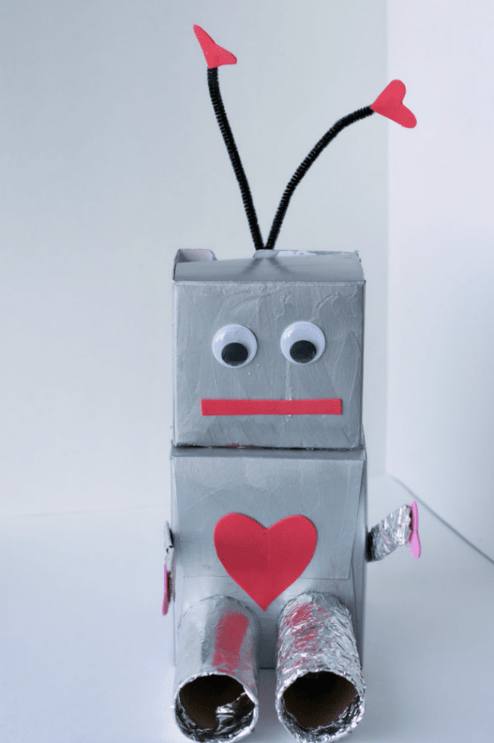 Robot Valentine Box and Fueling Creativity in Kids  Glue 