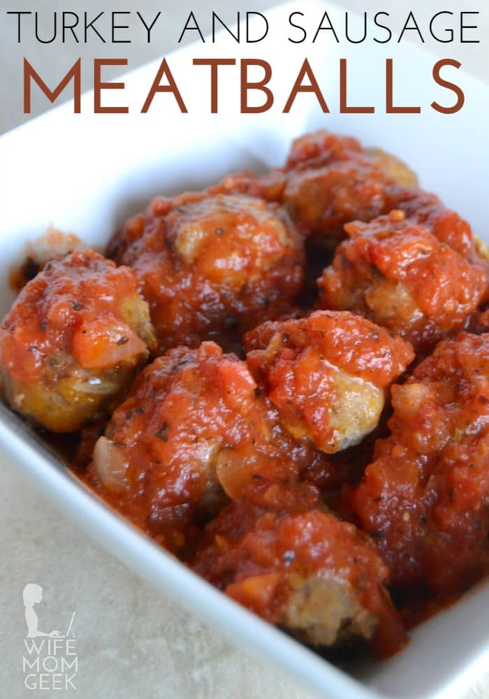 Turkey and Sausage Meatballs - Low Carb Appetizer