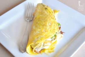 Philly Cheesesteak Omelet