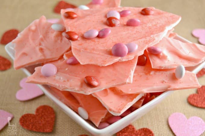 Valentine's Candy Bark