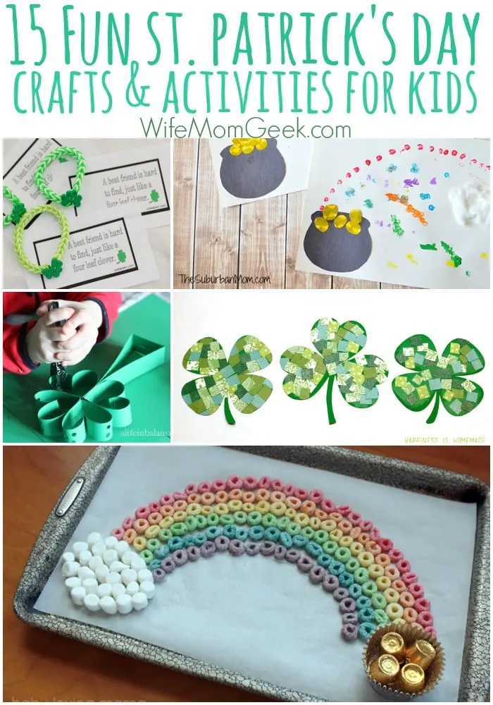 15 Fun St. Patrick's Day Crafts for Kids