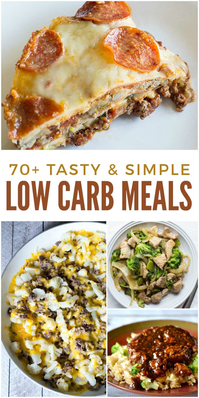 Tasty and Simple Low Carb Meals