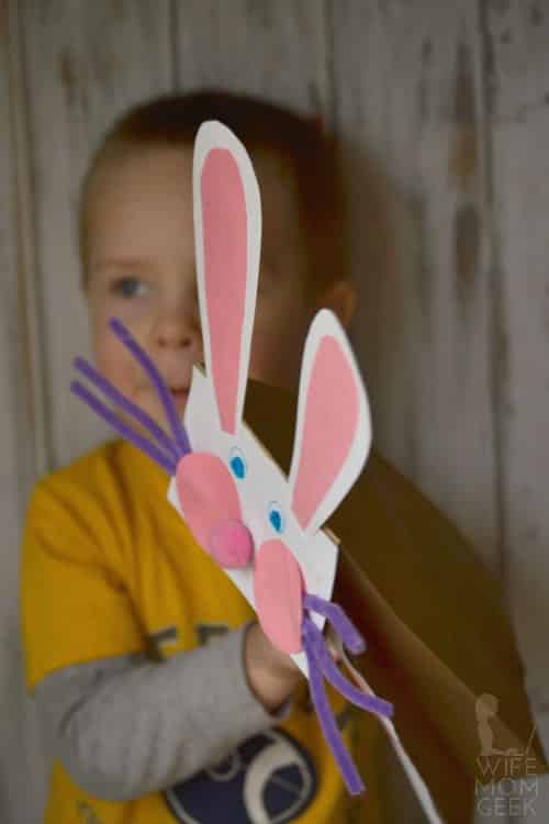 Bunny Puppet for Easter