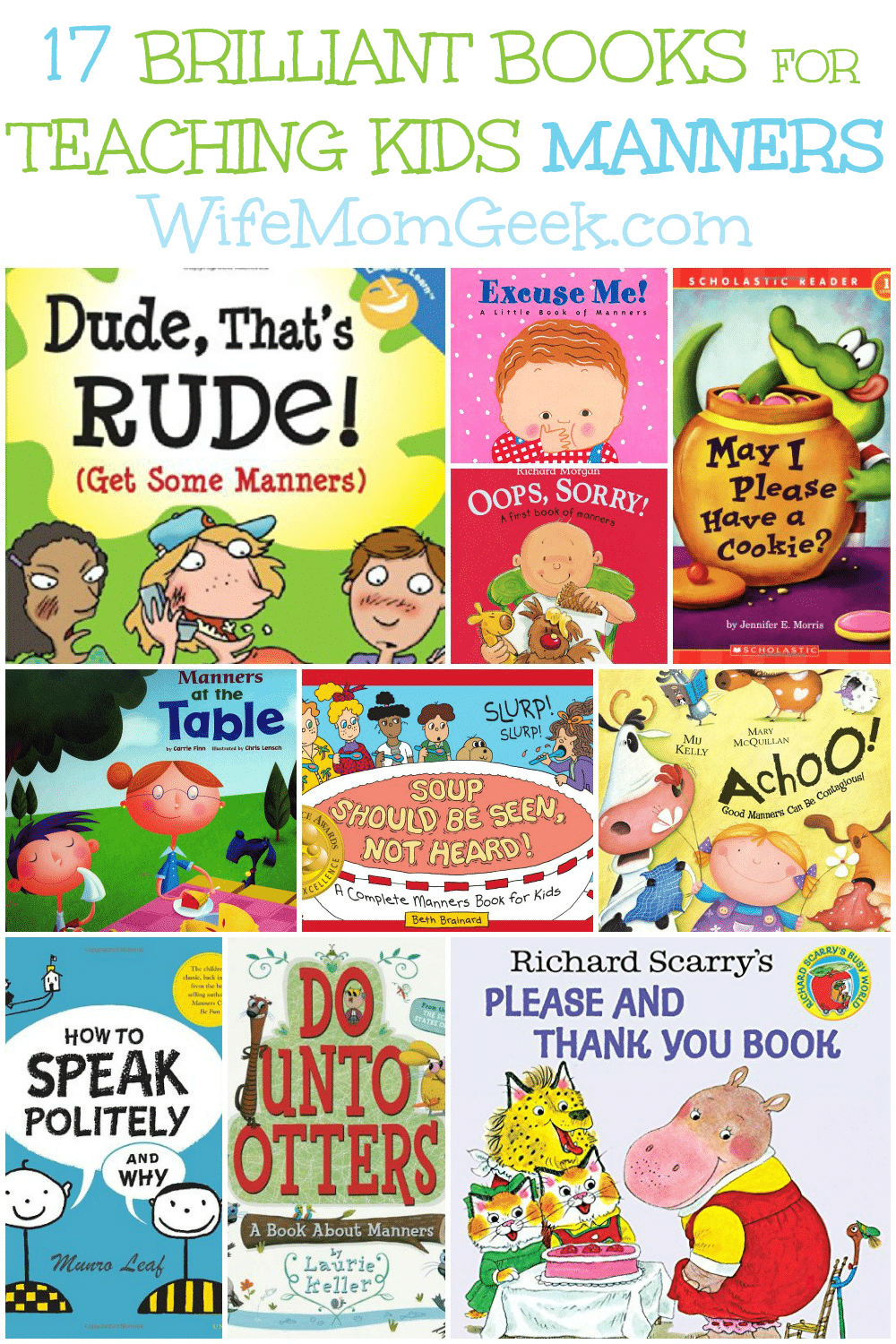 17 Brilliant Books for Teaching Kids Manners