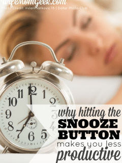 Why Hitting the Snooze Button Makes You Less Productive