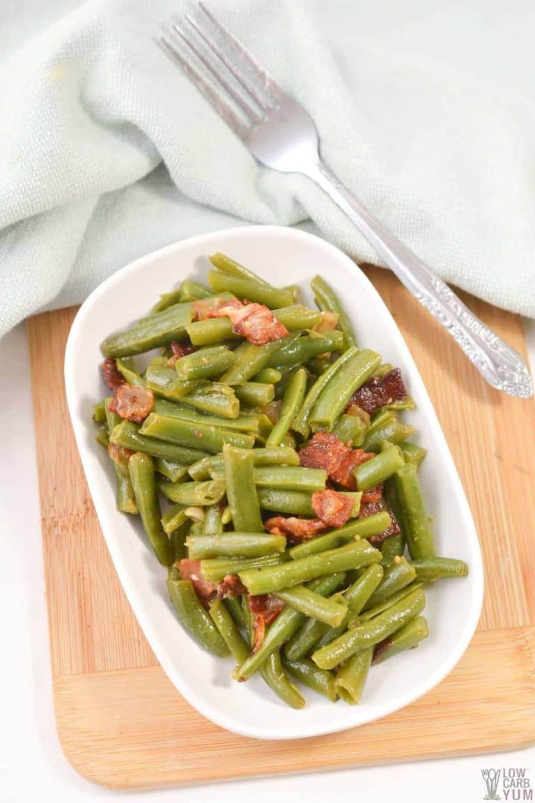 southern style green beans with bacon