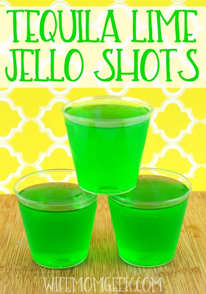 Tequila Lime Jello Shots