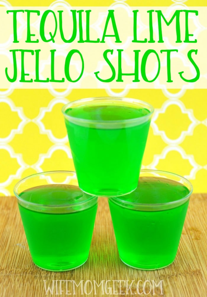 Tequila Lime Jello Shots