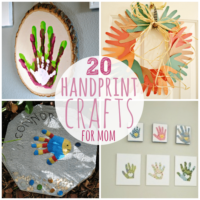 Handprint Crafts for Mother's Day