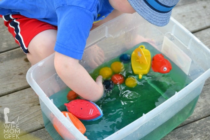 Water and Ice Sensory Play