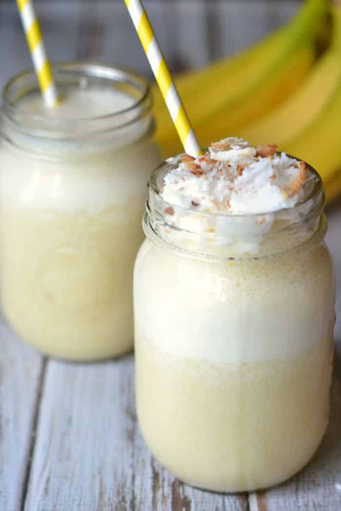 Banana Coconut Pineapple Smoothie