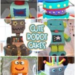 adorable robot cake ideas