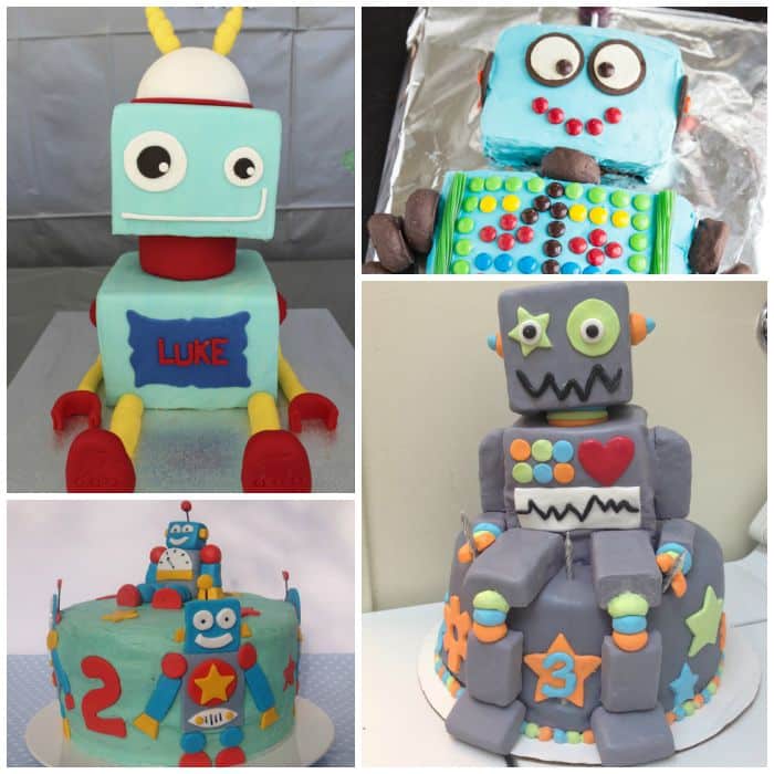 Robot cake | Robot cake, Kids cake, Birthday cake