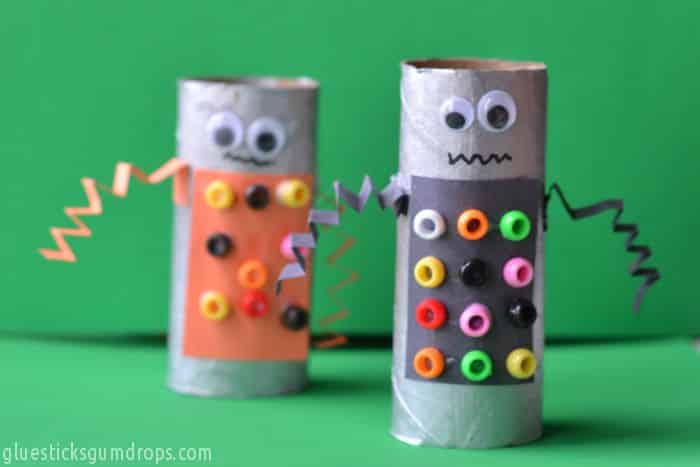 Easy Robot Toilet Paper Roll Craft