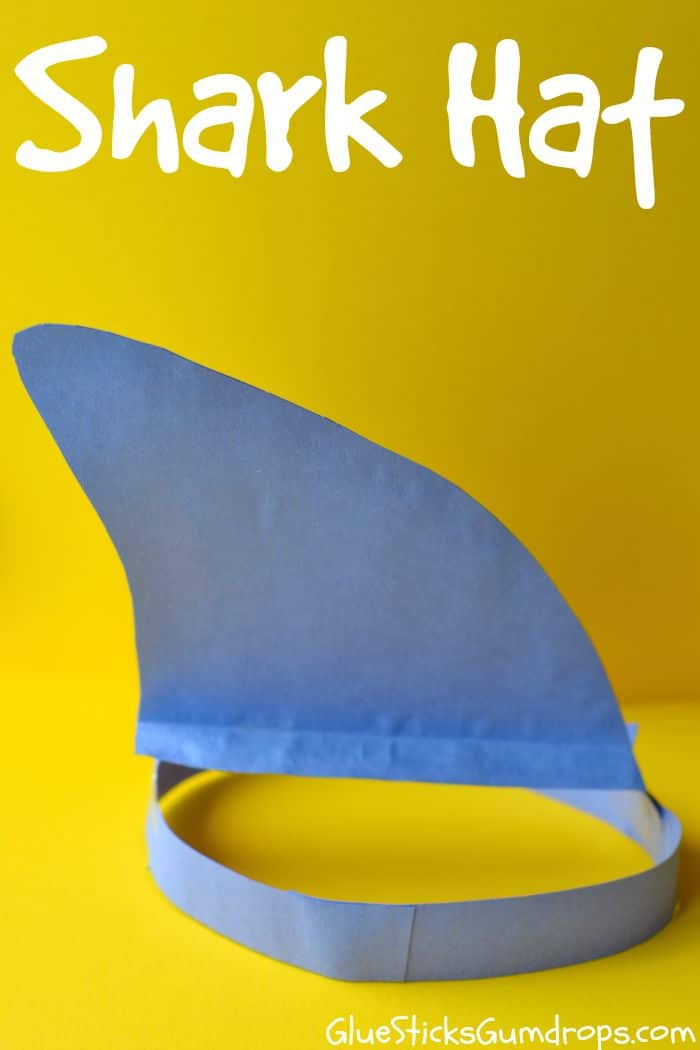 paper shark hat