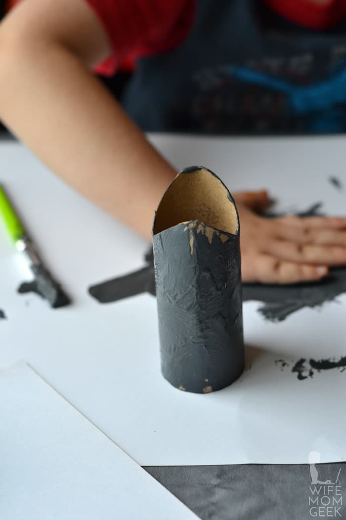 Shark Toilet Paper Roll Craft – Glue Sticks and Gumdrops