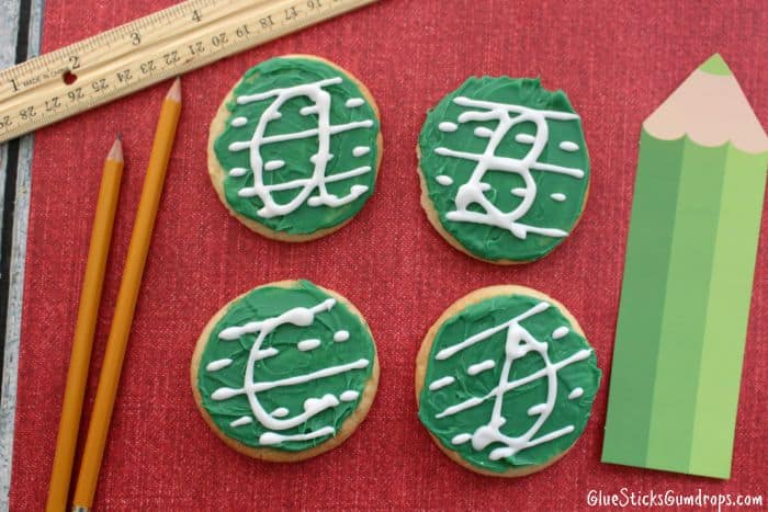 abc cookies for the first day of school