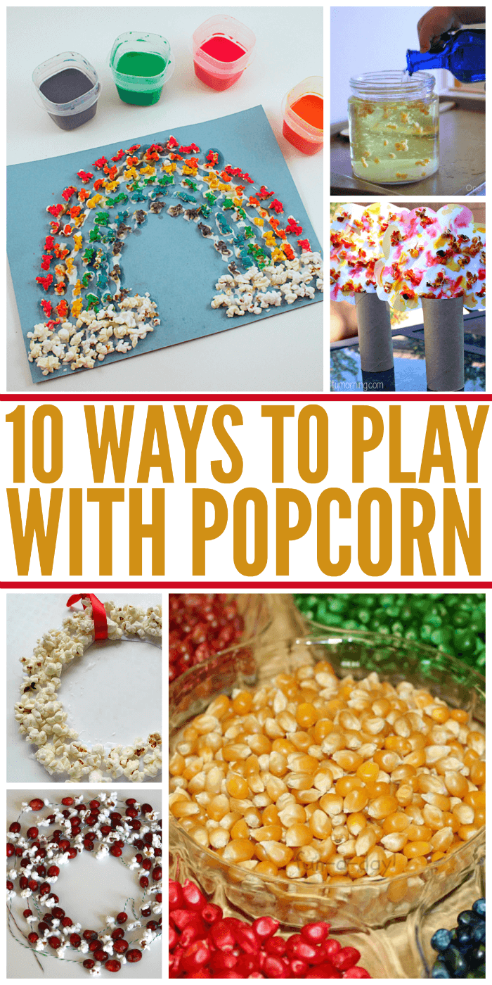 10 Ways to Play with Popcorn