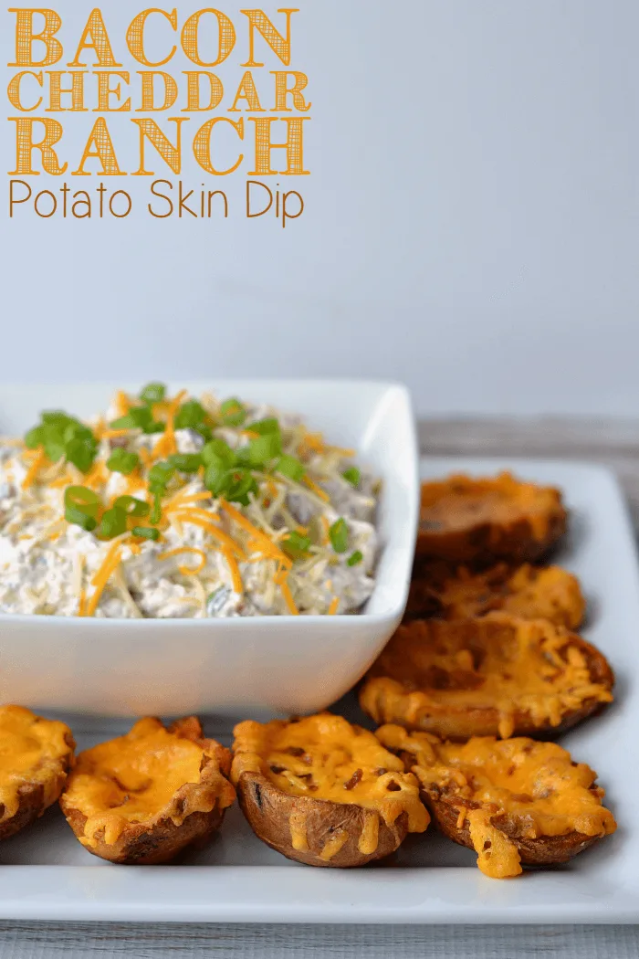 Bacon Cheddar Ranch Dip for Potato Skins