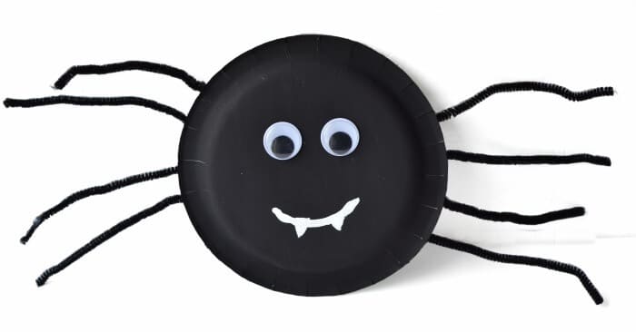Paper Plate Spider Craft