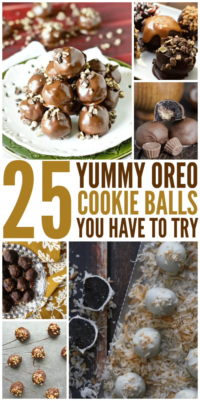 25 OREO Cookie Balls You Have to Try - Glue Sticks and Gumdrops