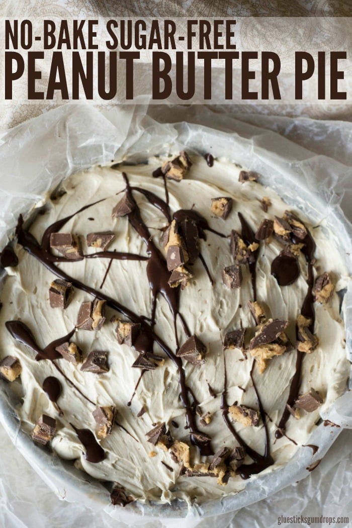 No-Bake Sugar-Free Peanut Butter Pie
