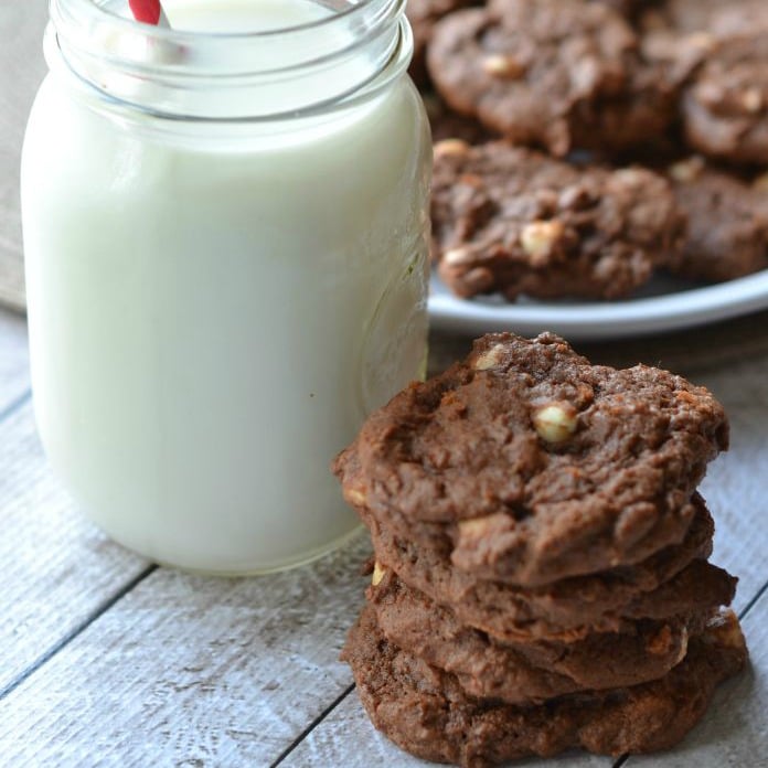 Double Chocolate Chip Cookies - Glue Sticks and Gumdrops