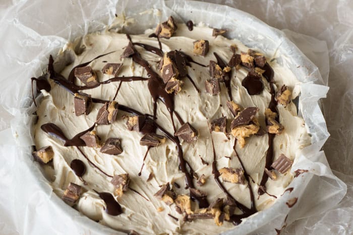 No Bake Peanut Butter Pie - No Sugar!