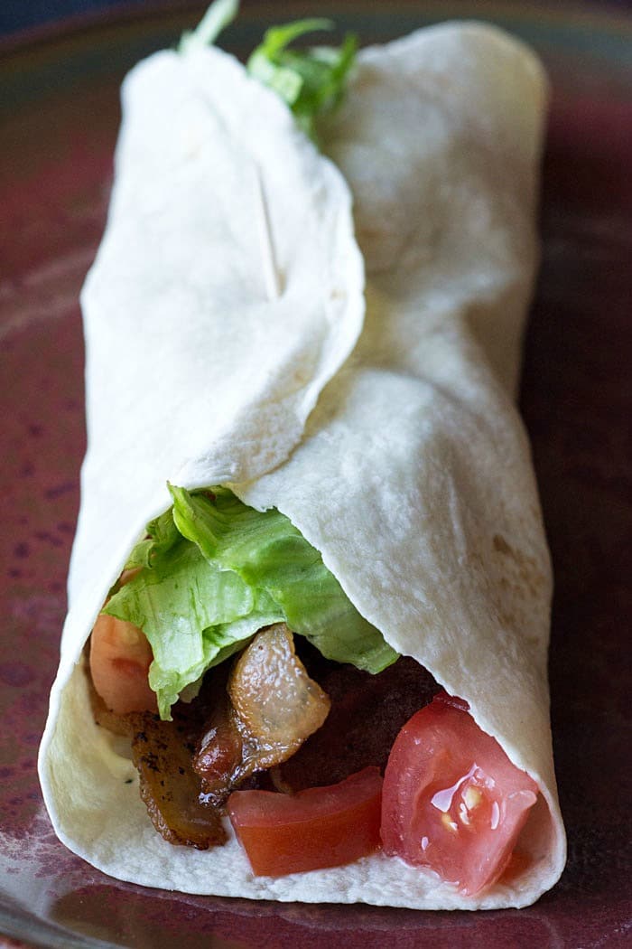 Low Carb BLT Wrap