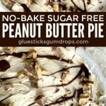 Incredible No Bake Sugar Free Peanut Butter Pie