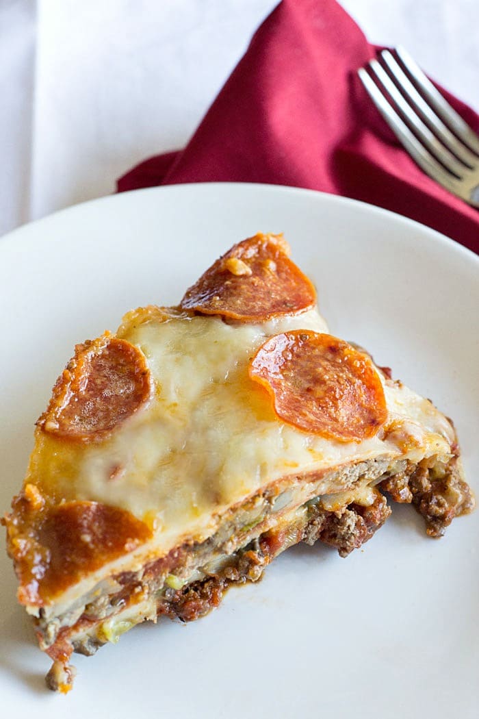 Low Carb Pizza Casserole