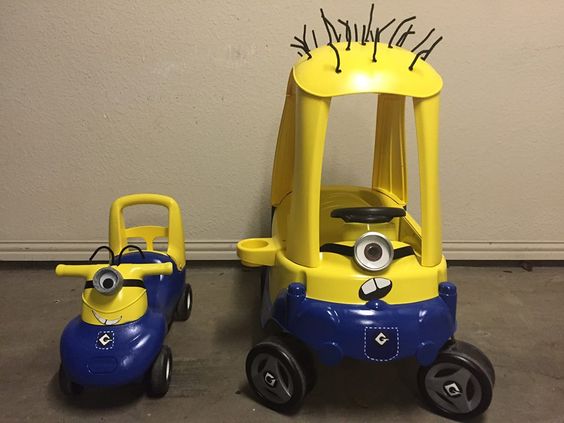 modified little tikes car