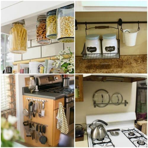 15 Clever Ways to Get Rid of Kitchen Counter Clutter Glue Sticks and