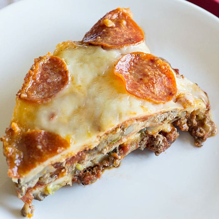 Easy Low Carb Pizza Casserole