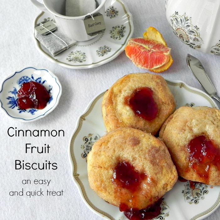 Cinnamon Fruit Biscuits - an easy and quick treat