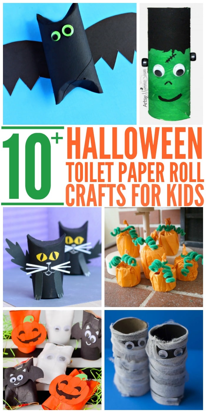 10+ Easy Halloween Toilet Paper Roll Crafts – Glue Sticks and Gumdrops