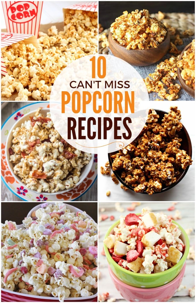 10 Popcorn Recipes That You Can't Pass Up