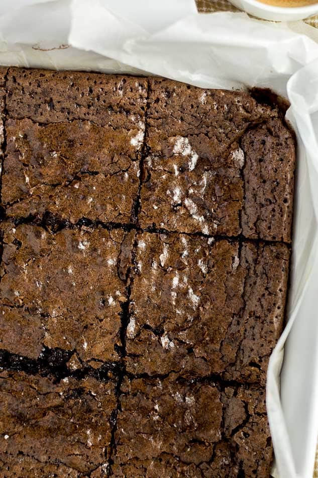 Dark Chocolate Espresso Brownies by Plating Pixels