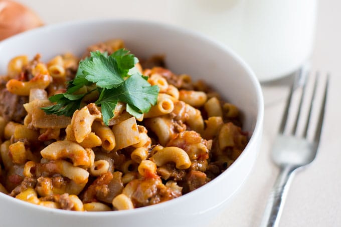 This quick goulash recipe should be a staple in your family dinner rotation!