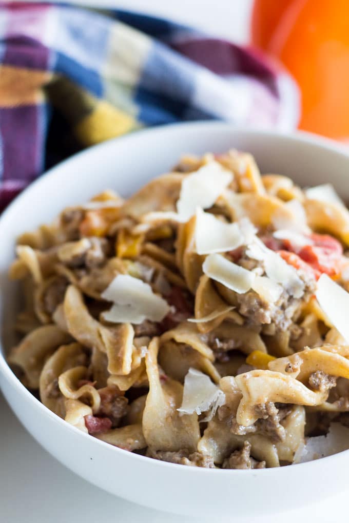 This easy homemade hamburger helper is a kid favorite! Moms will love it too, since it only takes 30 minutes to make.