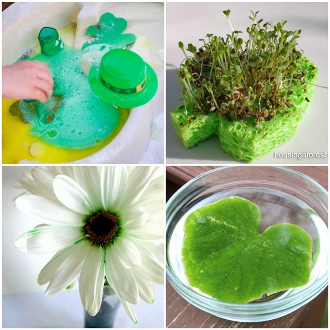 st. patricks day science activities collage 7