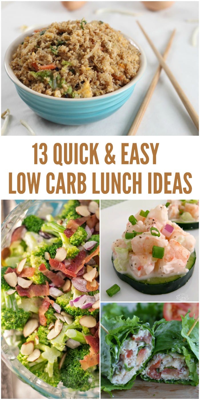 13 Easy Low Carb Lunch Ideas That Don't Take a Lot of Prep Time