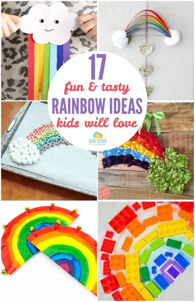 20 Fun Rainbow Crafts for Kids to Make this Spring