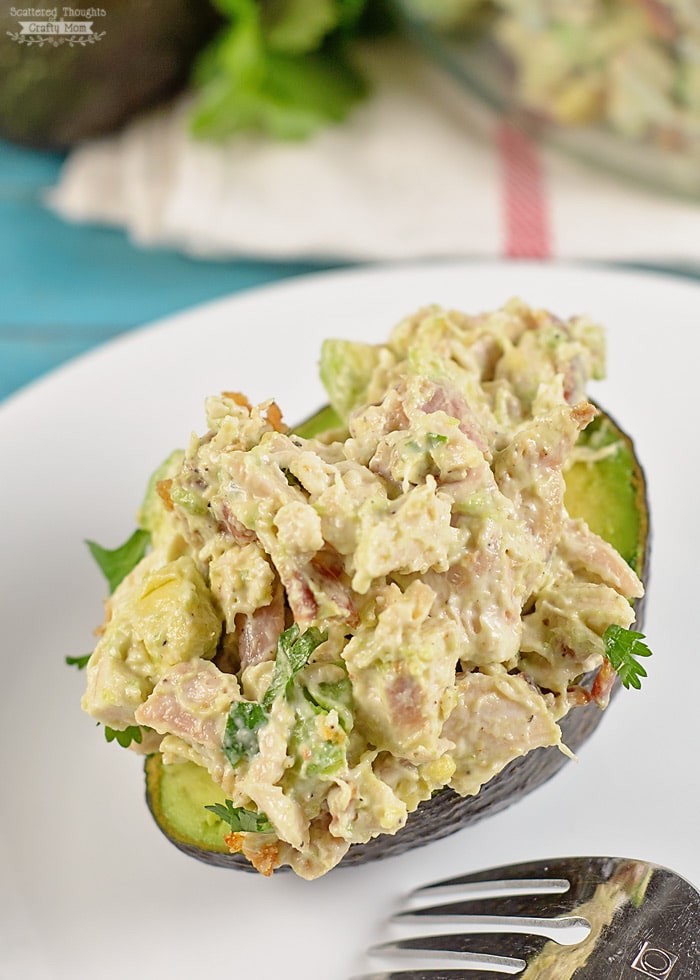 avocado bacon chicken salad