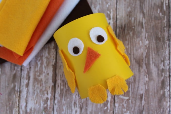 easter chick craft drink koozie horizontal