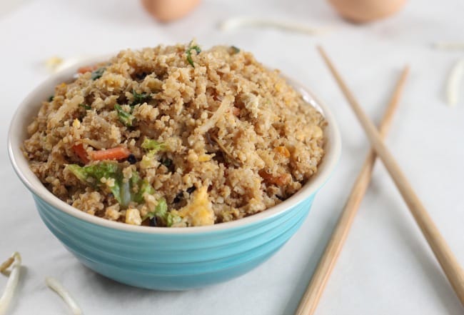 low carb cauliflower fried rice