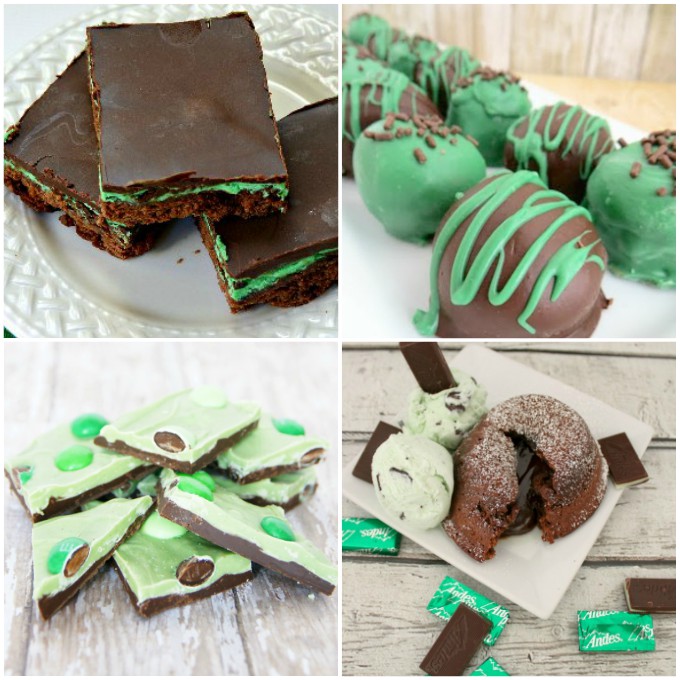 minty desserts for st. patricks day