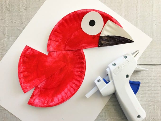 parrot paper plate craft 2
