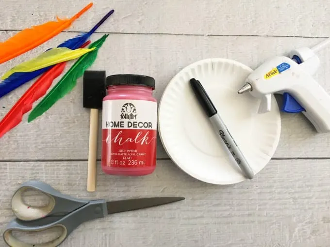 🦜 Paper Plate Parrot Craft for Preschoolers