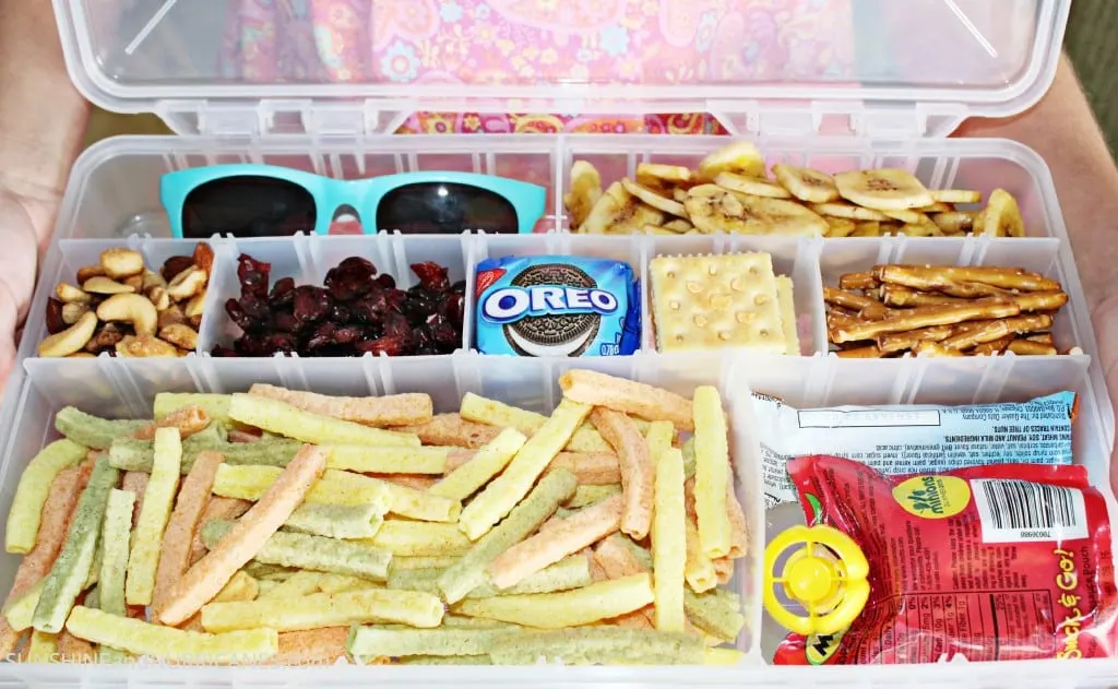 Tackle Box Snack Holder  Snacks, Road trip snacks, Snack box